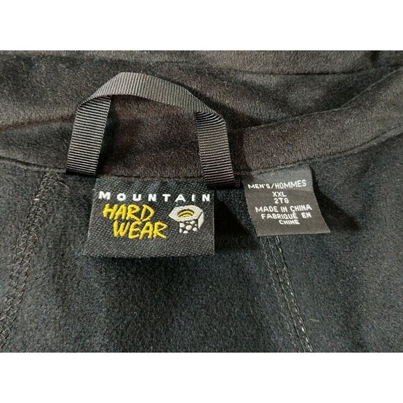 Mountain Hardware Men’s XXL Wind Breaker Conduit Soft Shell Black Full Zip - Picture 5 of 10